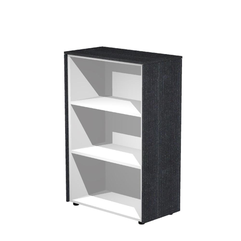 Libreria Mobile a giorno 82,8x43x119,8h cm, Nero