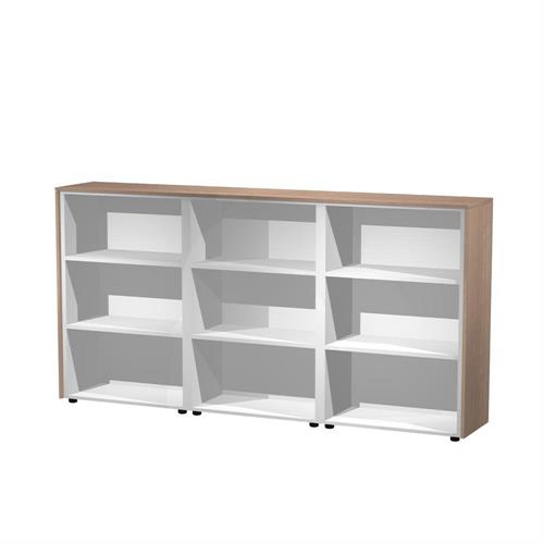 Libreria Mobile a giorno 242,8x43x119,8h cm, Ciliegio