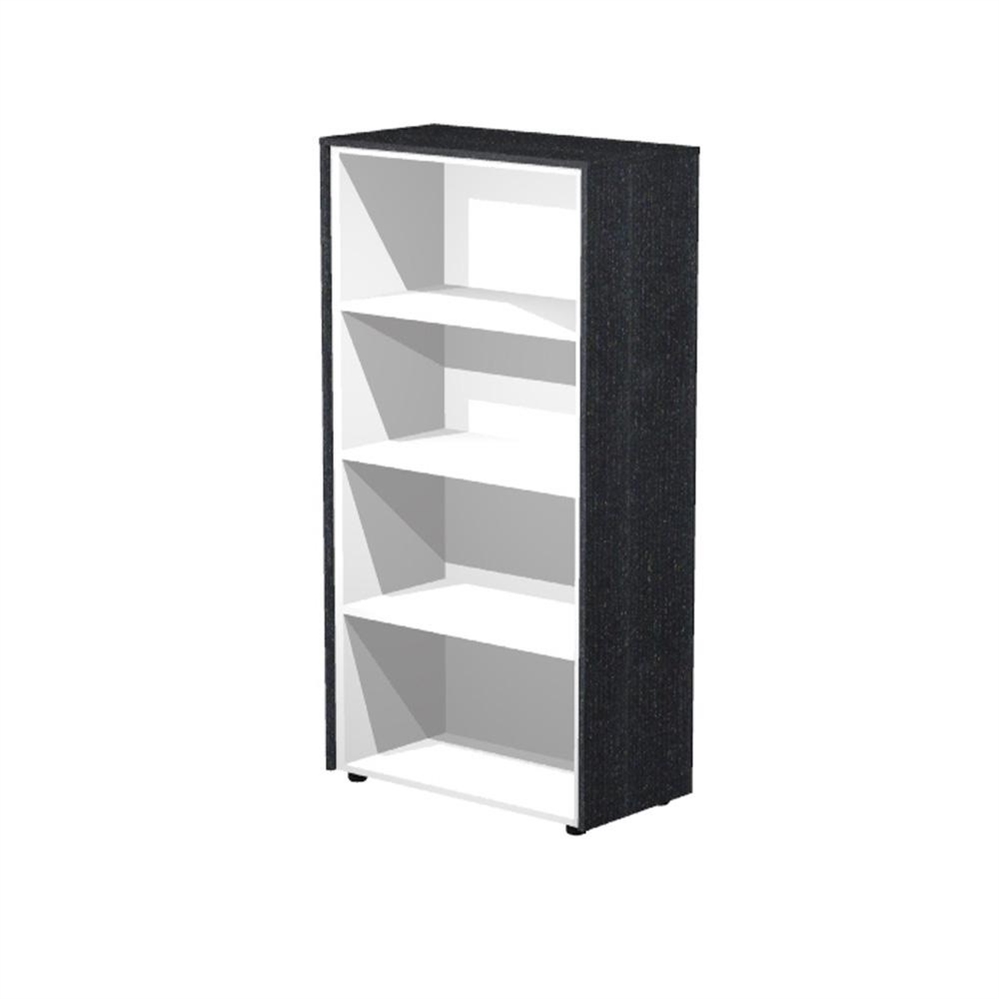 Libreria Mobile a giorno 82,8x43x158,2h cm, Nero