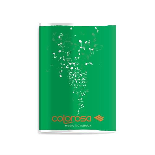 Colorosa Quaderno pentagrammato A4, 16 fogli, 100 gr