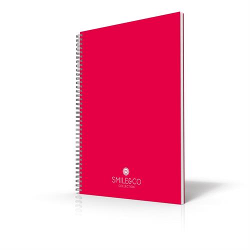 Colorosa Smile&co Quaderno spiralato a righe, 70gr, 80 fogli
