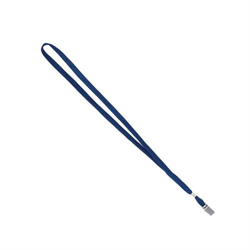 Lebez Cordoncino in tessuto per portabadge, blu, 100 pezzi