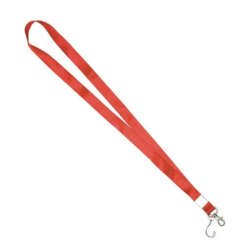 Lebez Cordoncino in tessuto per portabadge, rosso, 100 pezzi