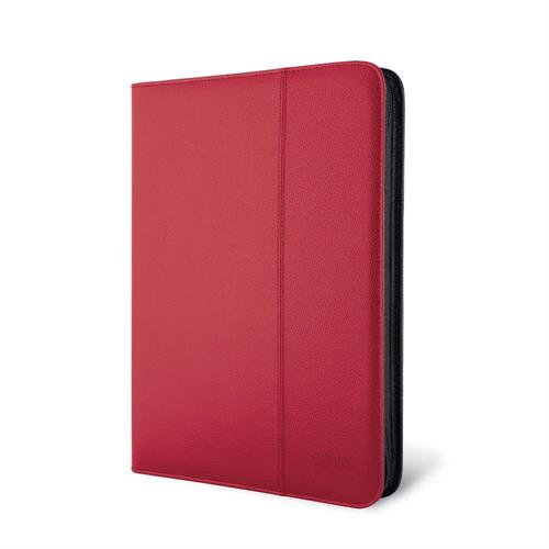 CityTime Portablocco Professional, formato A4, Ecopelle Rosso