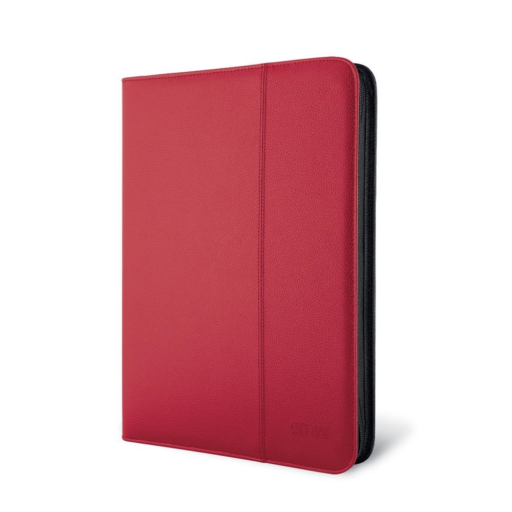CityTime Portablocco Professional, formato A4, Ecopelle Rosso