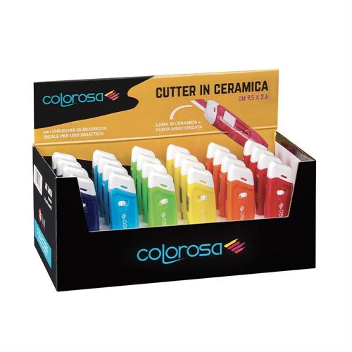 Colorosa Cutter con lama in ceramica, colori assortiti