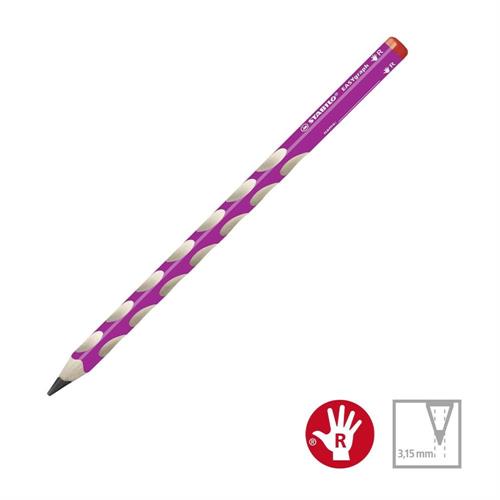 Stabilo Easygraph Matita ergonomica per destrimani, Rosa