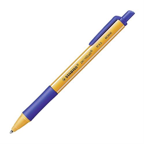 Stabilo Pointball Penna sfera a scatto CO2 Neutral, Blu