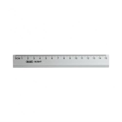 Wiler Righello 15 cm in alluminio