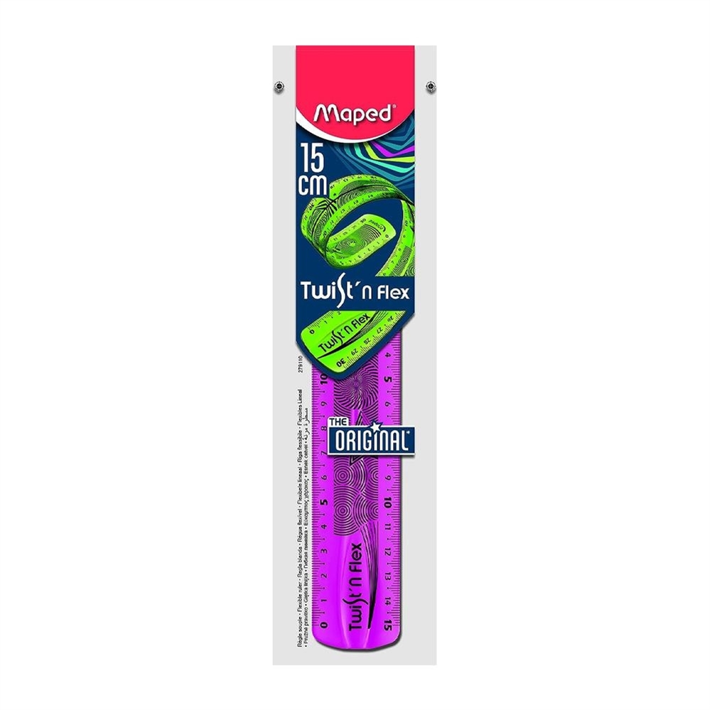 Maped Righello flessibile 15 cm Twist N Flex