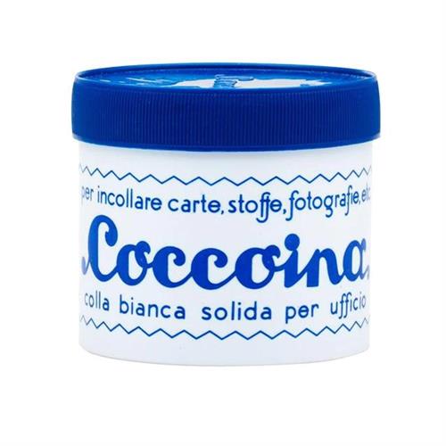 Coccoina 608 Colla in pasta adesiva bianca, barattolo 125gr