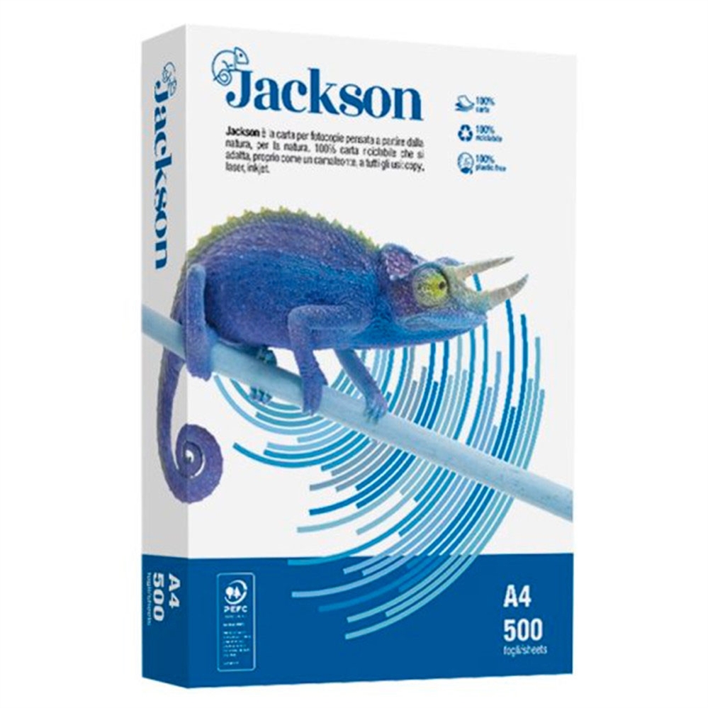 Jackson Carta per fotocopie, A4, 80 grammi, 210x297 mm