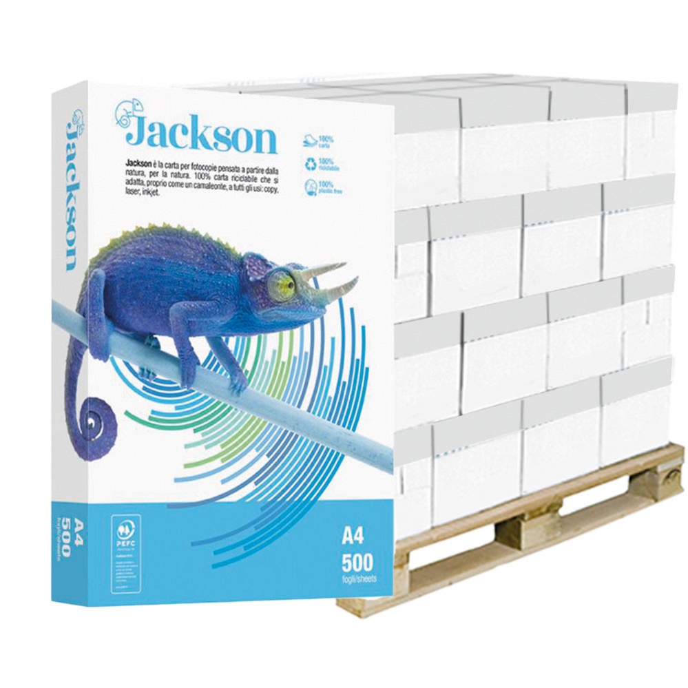 Jackson Carta per fotocopie, A4, 80 grammi, 210x297 mm