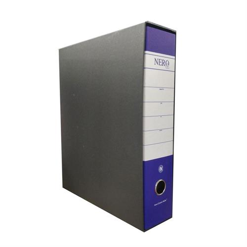 Nero Registratore con custodia dorso 8, Protocollo, Blu