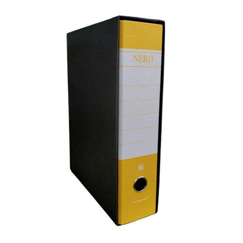 Nero Registratore con custodia dorso 8, Protocollo, Giallo