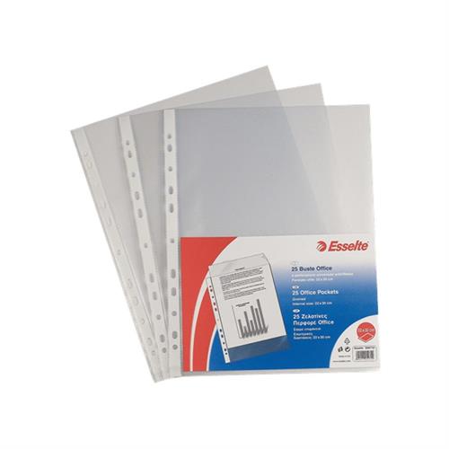 Esselte Buste foratura universale Office, antiriflesso, 50pz