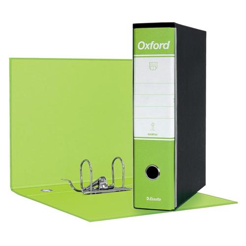 Esselte Registratore Oxford, Protocollo, Dorso 8 cm, Lime