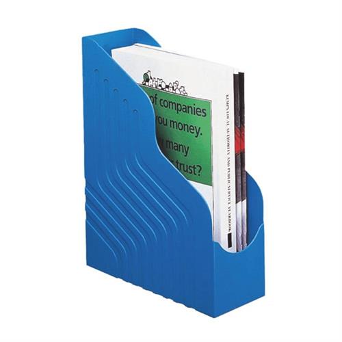 Rexel Portariviste Magazine Rack, dorso 10, Blu