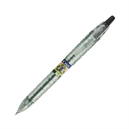 PILOT EcoBall Penna sfera a scatto, Punta 1 mm, Nero