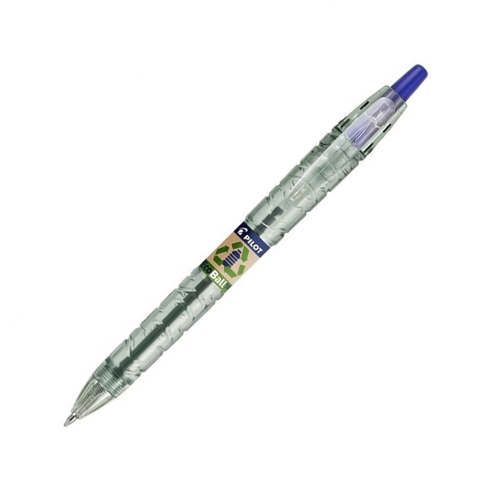 PILOT EcoBall Penna sfera a scatto, Punta 1 mm, Blu