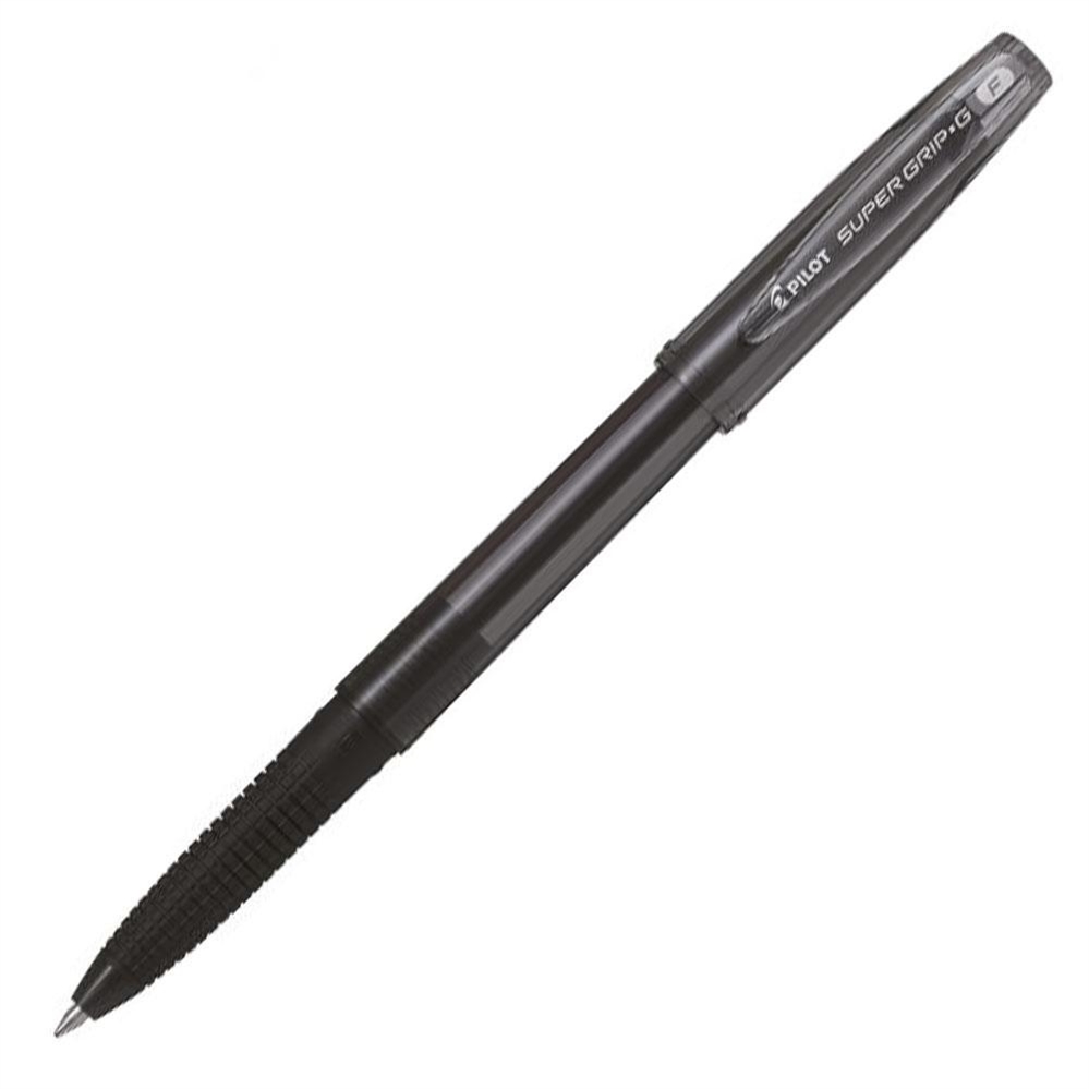 Pilot super grip g penna a sfera, punta fine 0.7 mm, nero