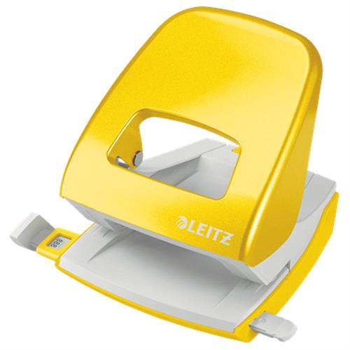 Leitz Nexxt Perforatore 2 fori in metallo, 30 fogli, Giallo