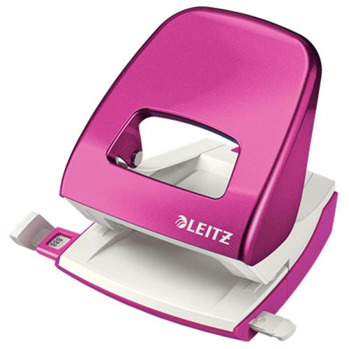 Leitz Nexxt Perforatore 2 fori in metallo, 30 fogli, Fucsia