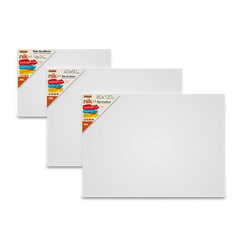 Tela per pittura con telaio 30x40 cm, in cotone 380g