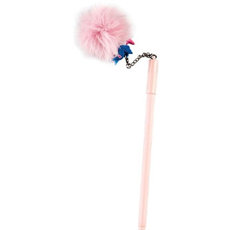 CENTRUM Penna a sfera Unicorn Pompon, inchiostro blu 0,7 mm, 24 pezzi
