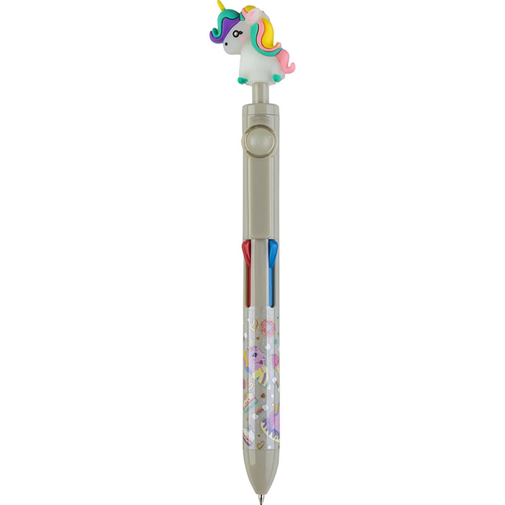 CENTRUM Penna a sfera Unicorn, 4 colori, Punta 0.7 mm, 24 Pezzi