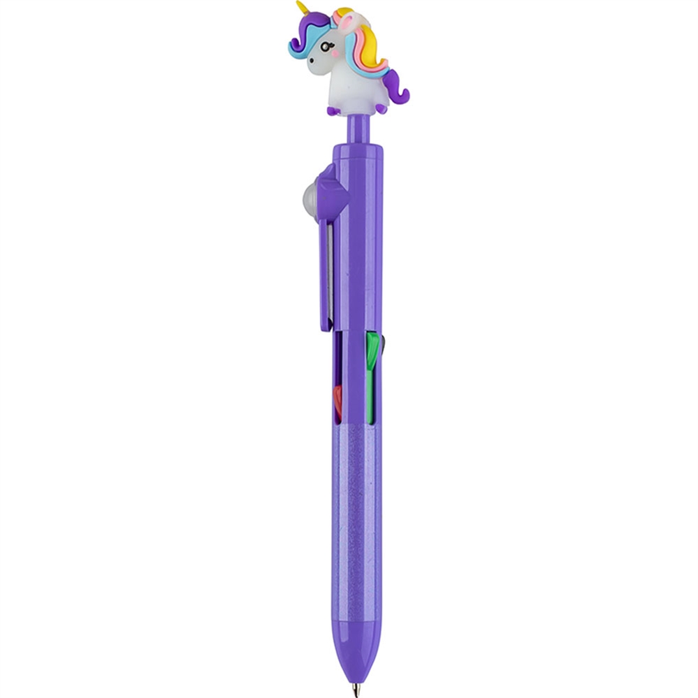 CENTRUM Penna a sfera Unicorn, 4 colori, Punta 0.7 mm, 24 Pezzi
