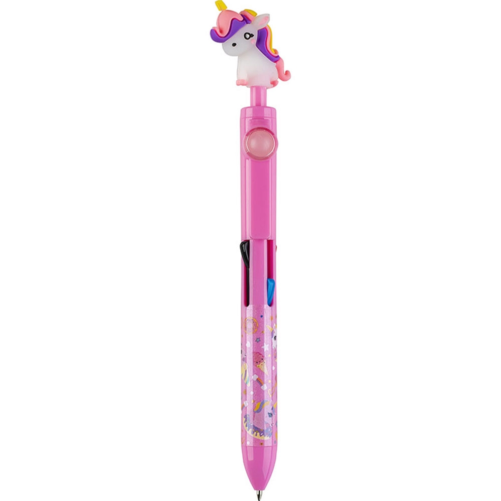 CENTRUM Penna a sfera Unicorn, 4 colori, Punta 0.7 mm, 24 Pezzi