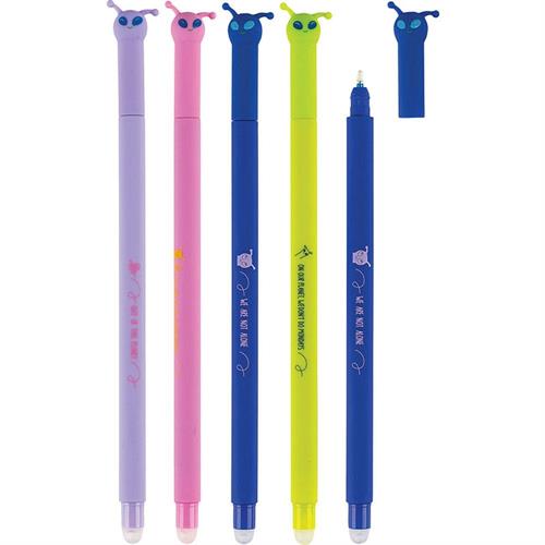 CENTRUM Penna gel cancellabile Alien, Punta 0.5 mm, 24 Pezzi