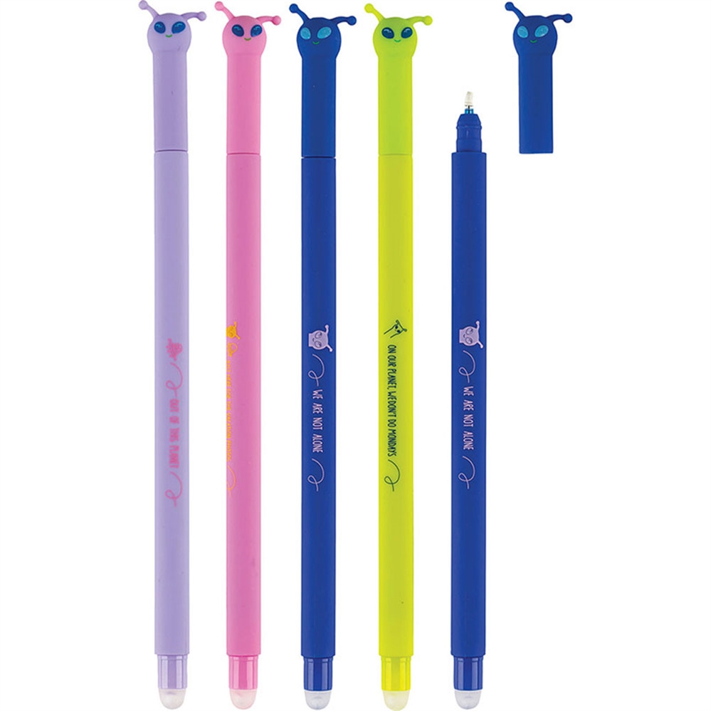 CENTRUM Penna gel cancellabile Alien, Punta 0.5 mm, 24 Pezzi