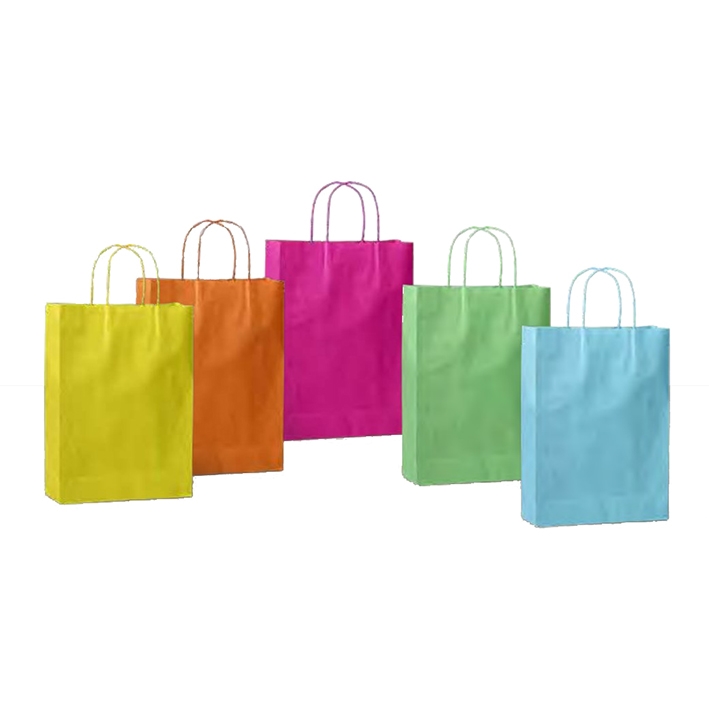 Busta Shopper 36 x 12 x 41H cm, colori primavera assortiti