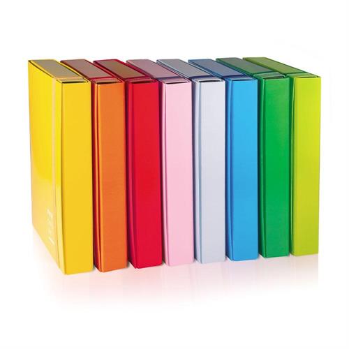 BREFIOCART Cartella Progetti con elastico dorso 3 cm, Colori assortiti
