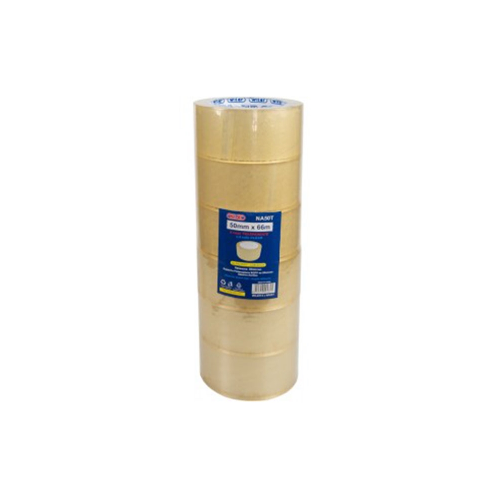 Nastro adesivo da imballo 50 x 66 mt, Trasparente