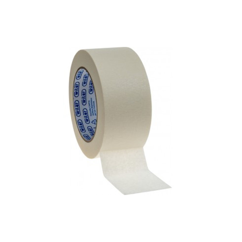 Wiler Nastro in carta per mascheratura, 50x50 mt, Bianco