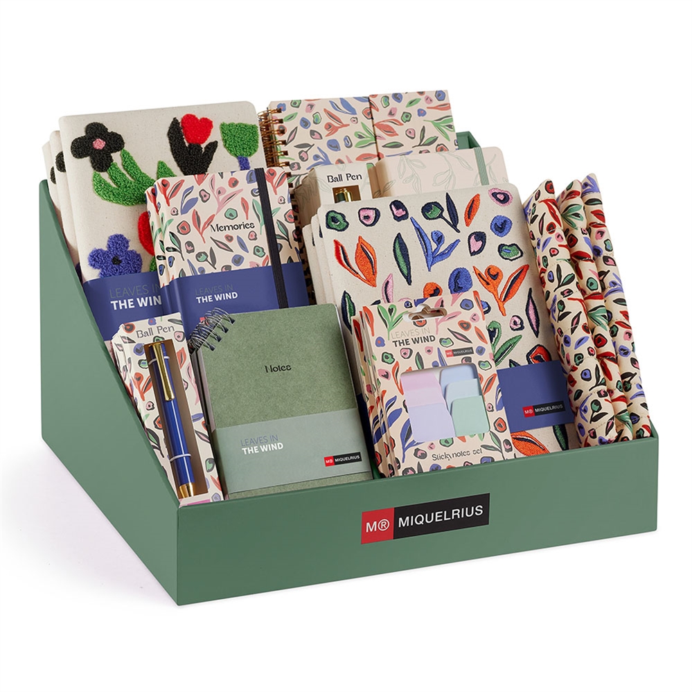 Miquelrius Display leaves in the wind collection, 24 pezzi