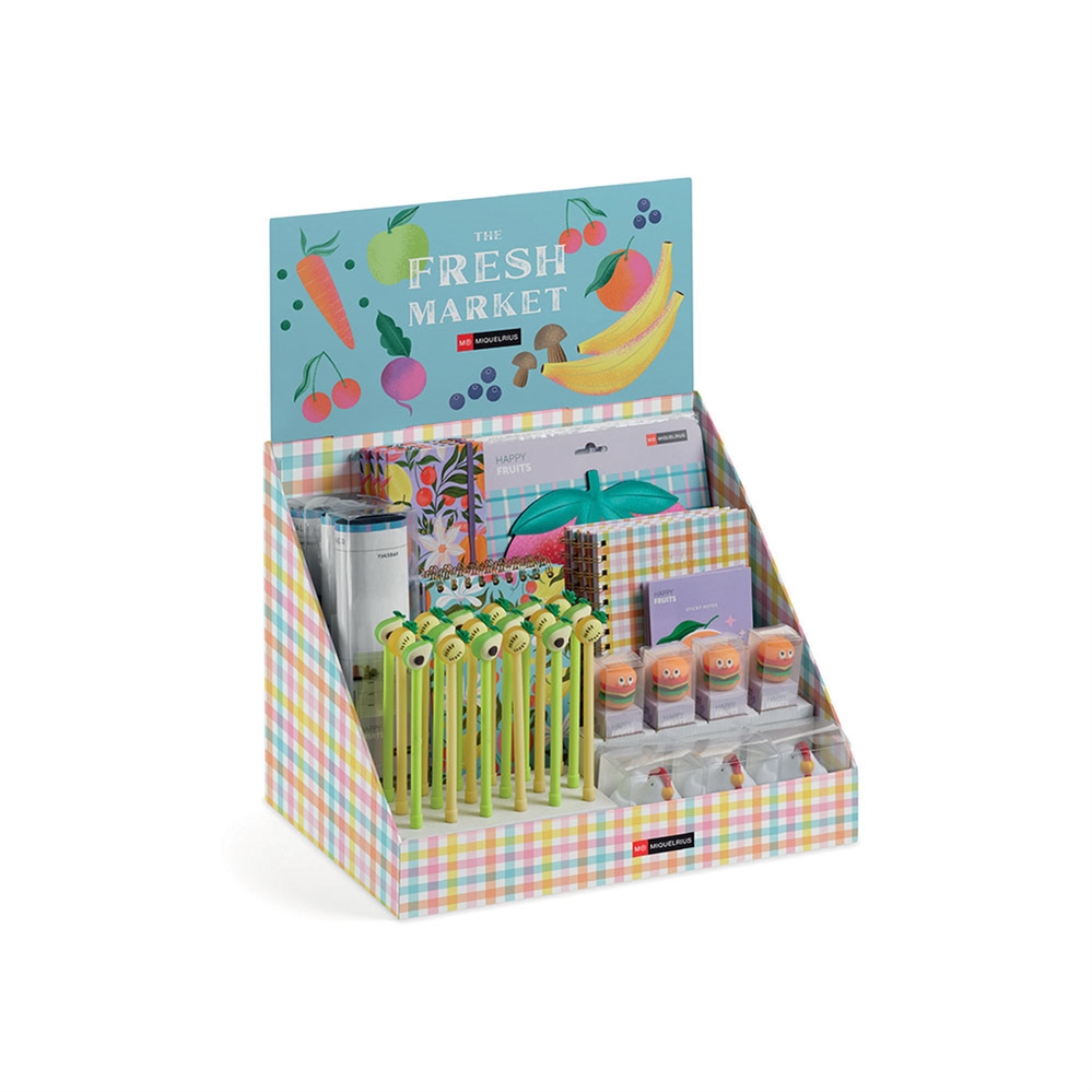 Miquelrius Display happy fruits collection, 53 pezzi