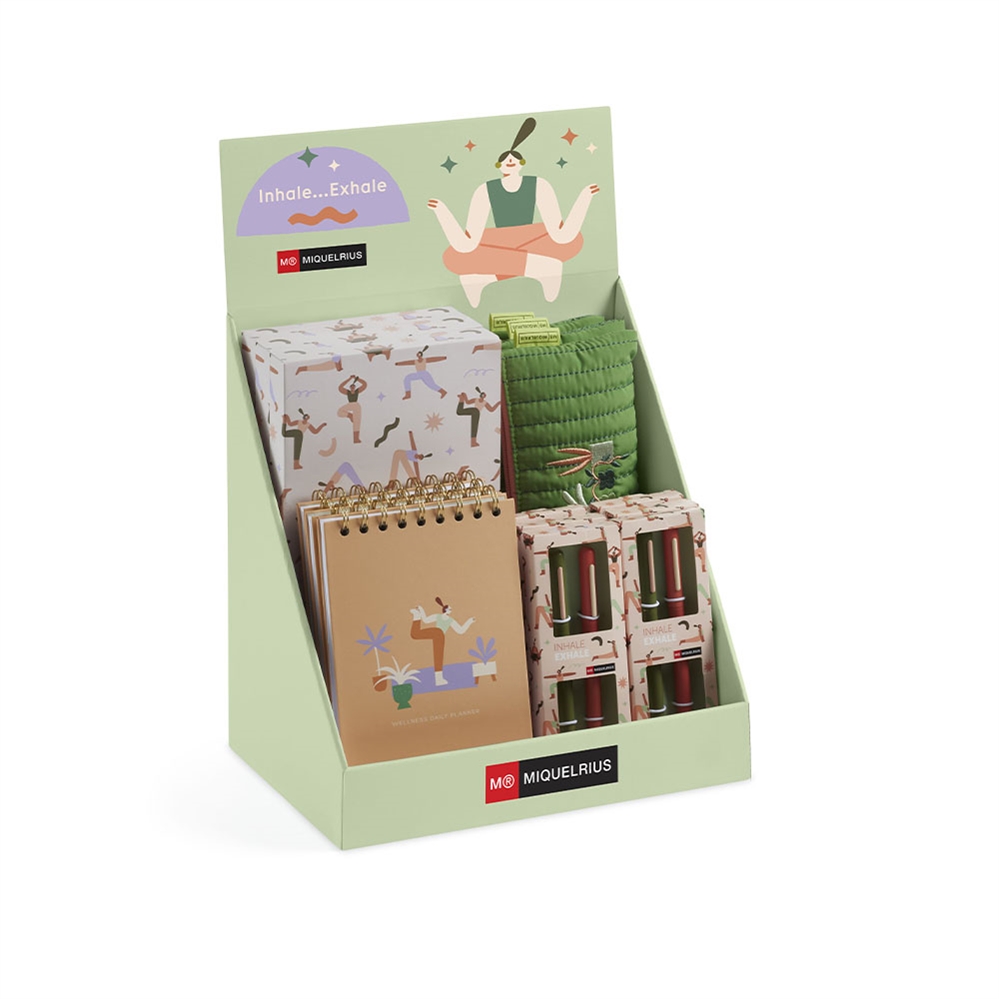 Miquelrius Display inhale exhale collection, 19 pezzi