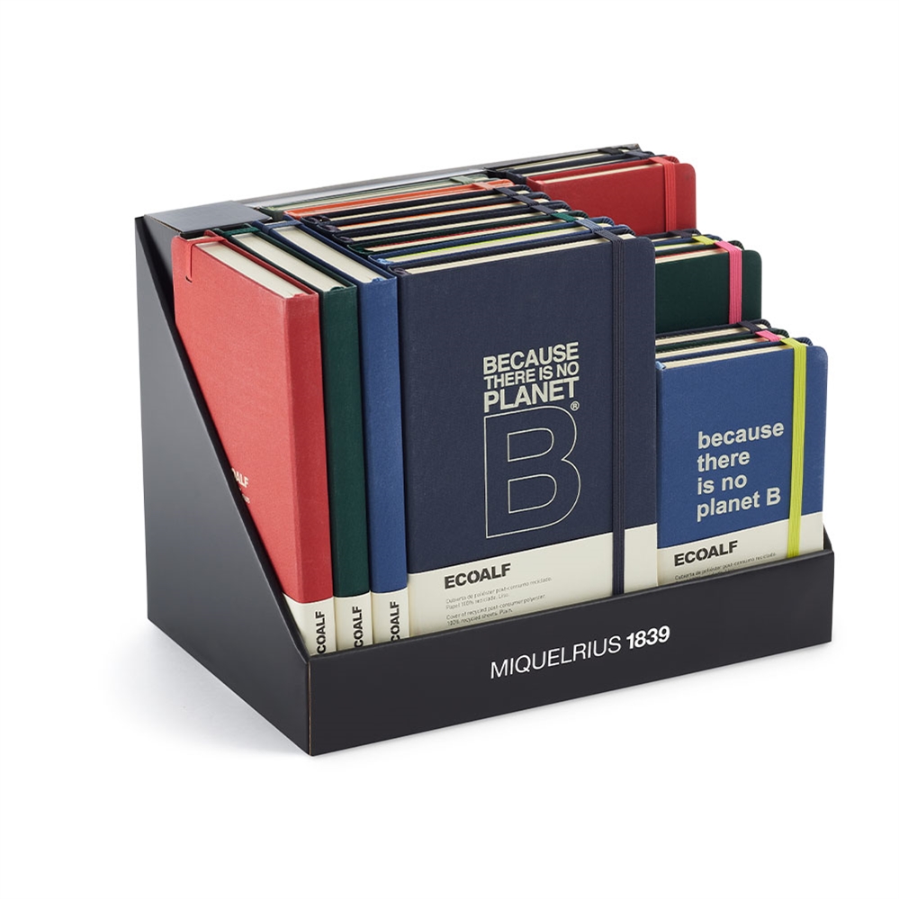 Miquelrius Display Agenda & blocco Planet B Ecoalf, 20 pezzi