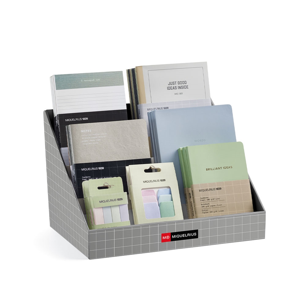 Miquelrius Display Notebooks e accessori Back2basics, 28 pezzi