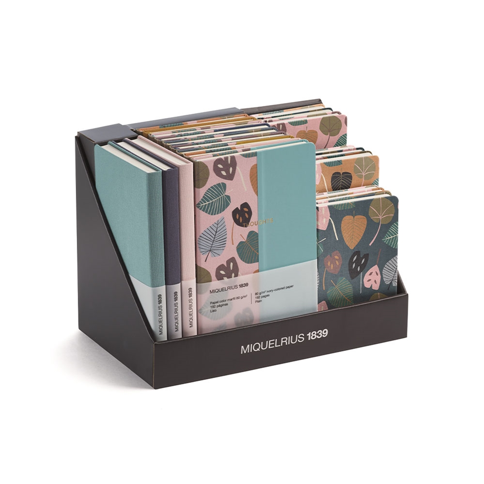 Miquelrius Display Notebooks Autmn Leaves, 21 pezzi