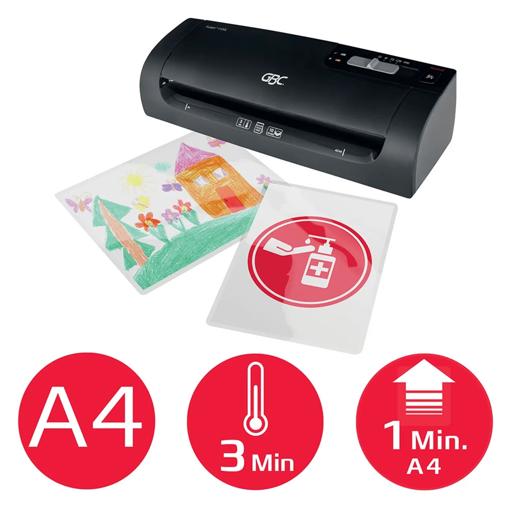 GBC Plastificatrice Fusion 1100L, A4, Nero
