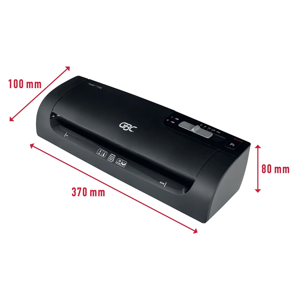 GBC Plastificatrice Fusion 1100L, A4, Nero