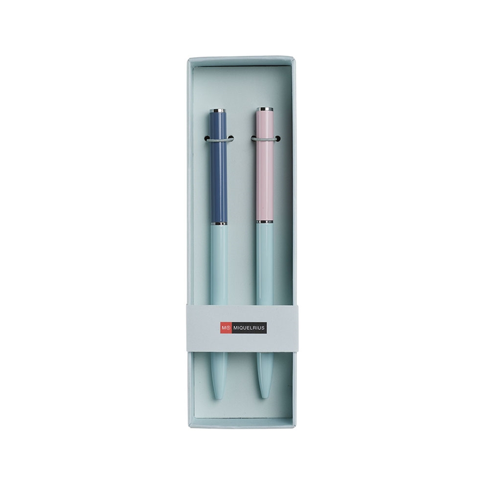 Miquelrius Display 12 Sets da 2 Penna in metallo