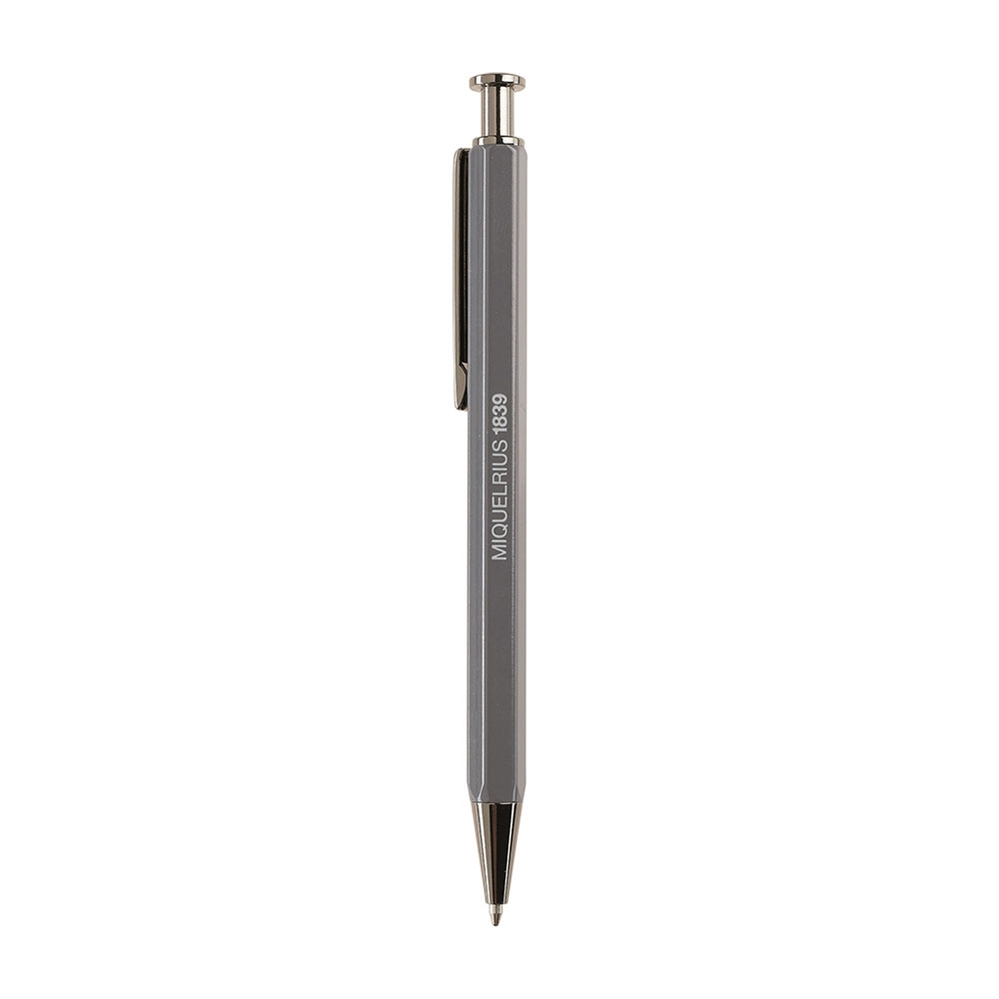 Miquelrius Display 12 Penne in metallo Back2basics, 12 pezzi