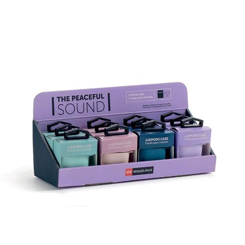 Miquelrius Dispaly 12 Case per Airpods, 12 pezzi
