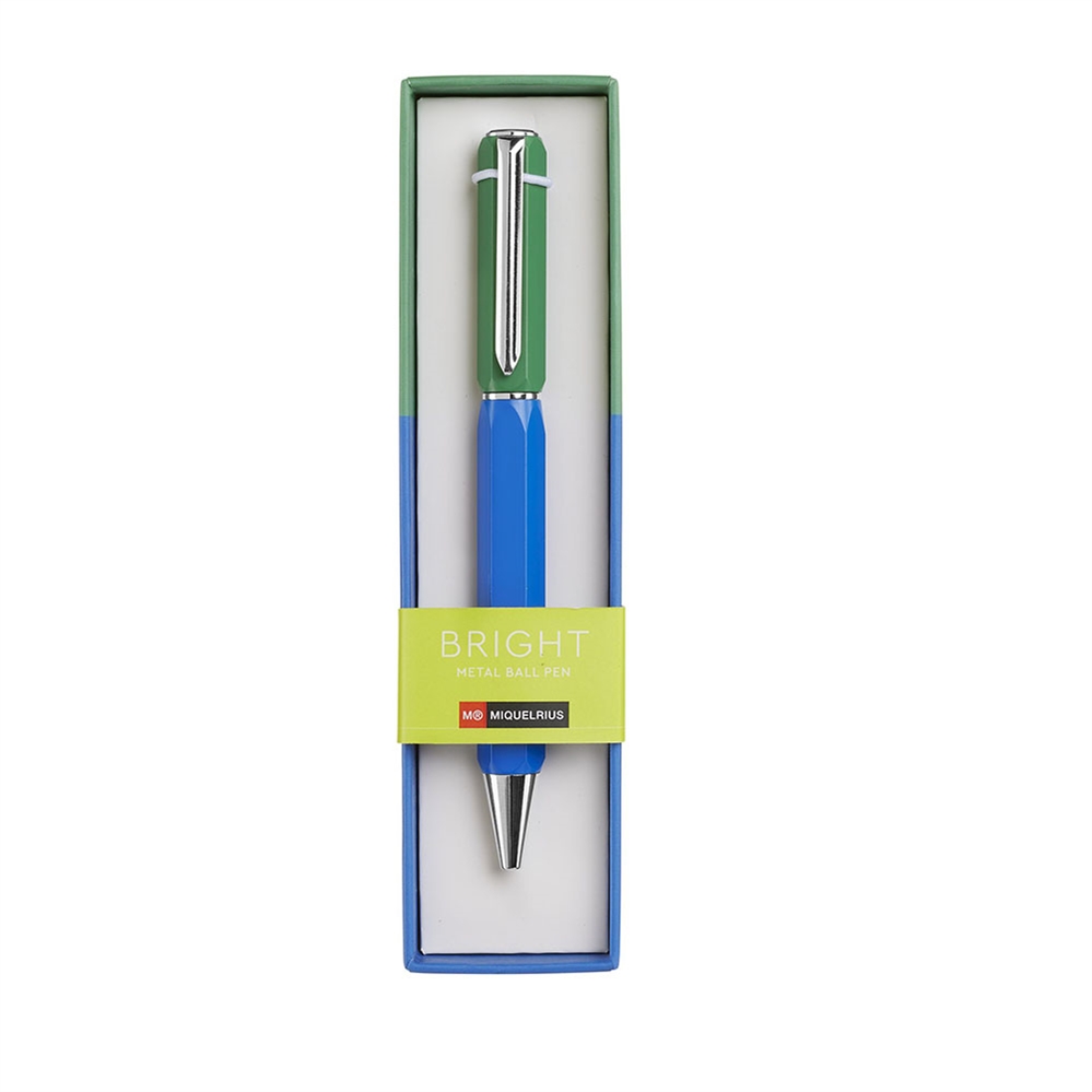 Miquelrius Display Penna in metallo bright, 12 pezzi